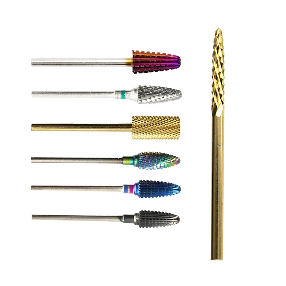 

Acrylic Nail Drill Bit Set Tungsten Carbide Nail Drill Bits Set