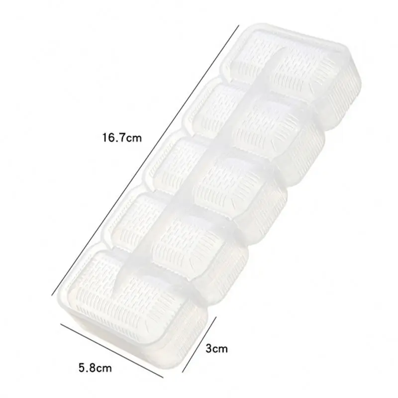 

Sushi box plastic HOPva sushi making equipment roll mould kit, Transparent