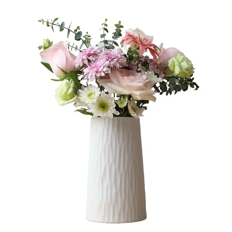 

New Style White Ceramic Vase For Home Decor Ceramic Nordic Nordic Flower Vase For Home Decoration