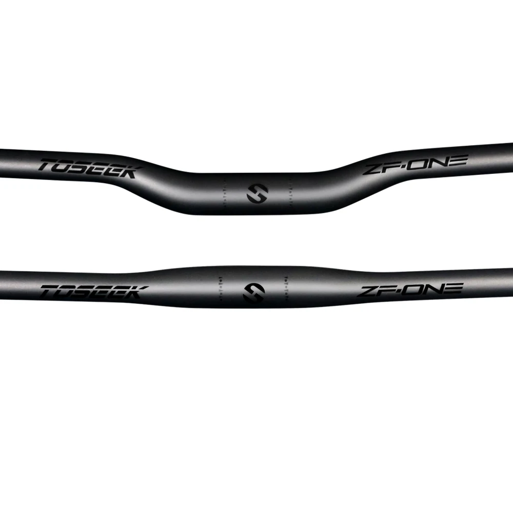 

Toseek high strength bike mtb handlebar 31.8mm 58cm-76cm carbon handlebars bicycle, Matt black