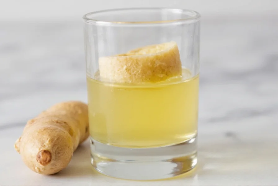 Various ginger shot variations in small glasses with different color tones showing turmeric, apple, and citrus additions