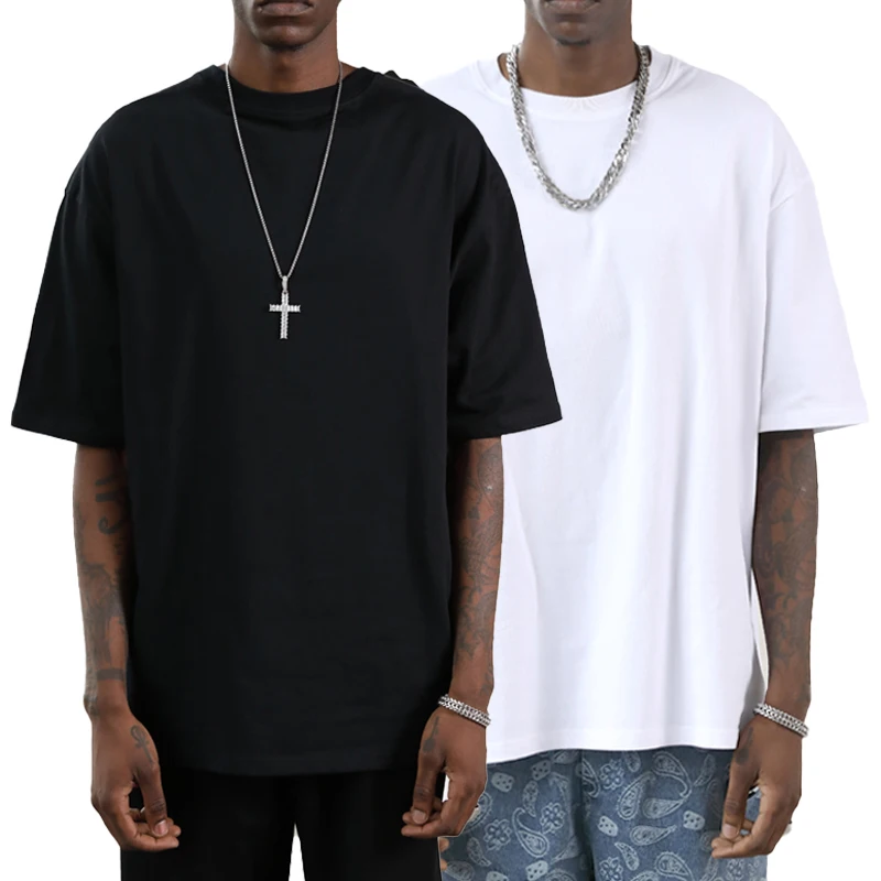 

Wholesale high quality oem tshirt drop shoulder oversized t shirt brand hip hop men custom printing graphic logo men t-shirts