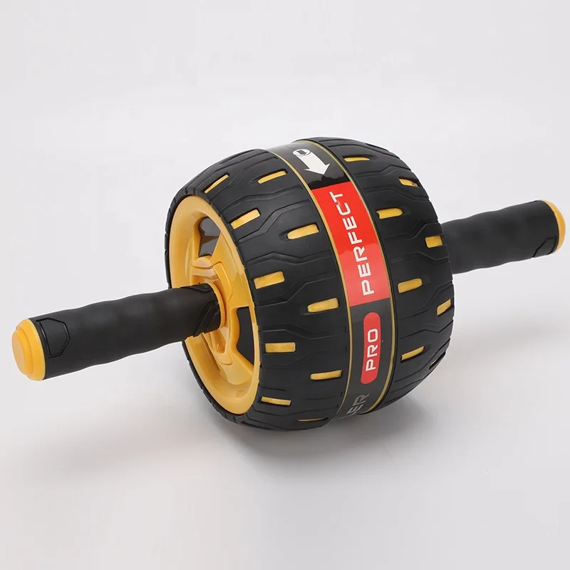 

Home fitness equipment ab wheel abdominal exercise roller fitness training wheel with mat, Mix