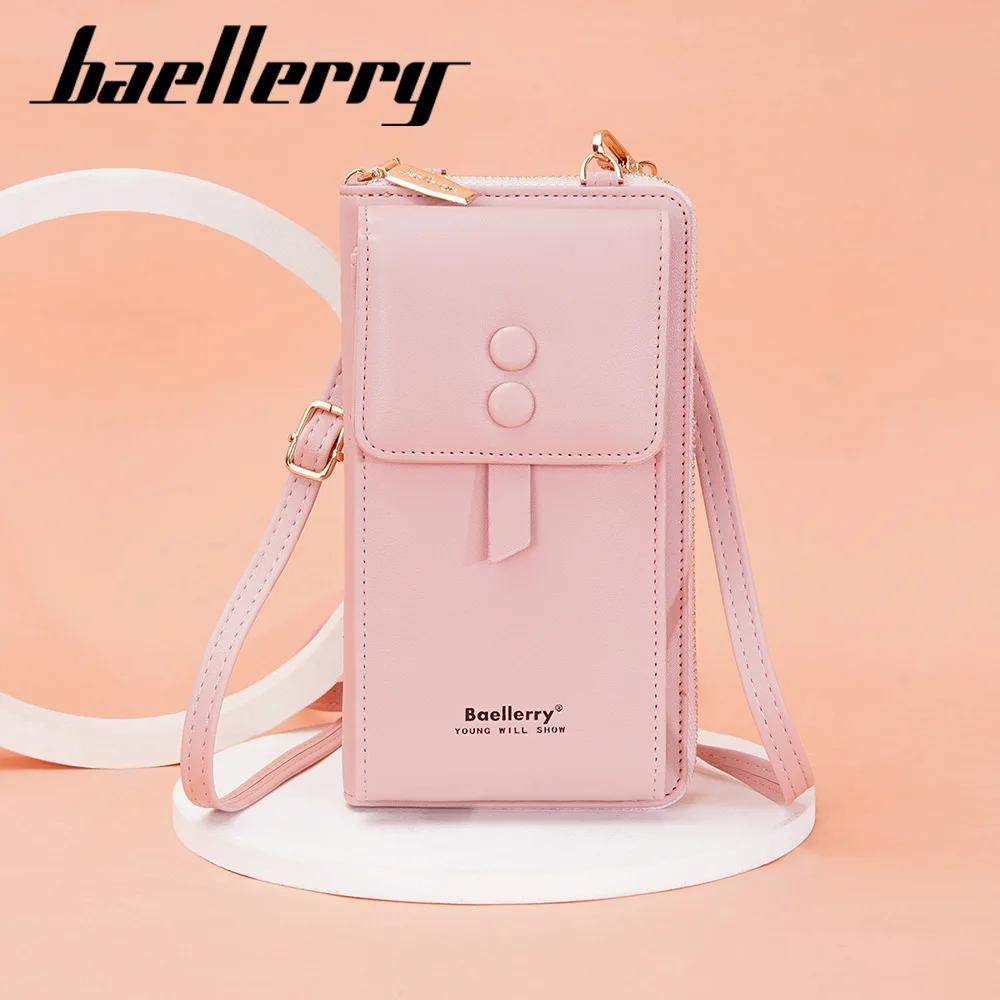 

baellerry custom shoulder bag ladies Mini square bag with flap Cell Phone Purse fashion Waterproof Portable latest shoulder bag