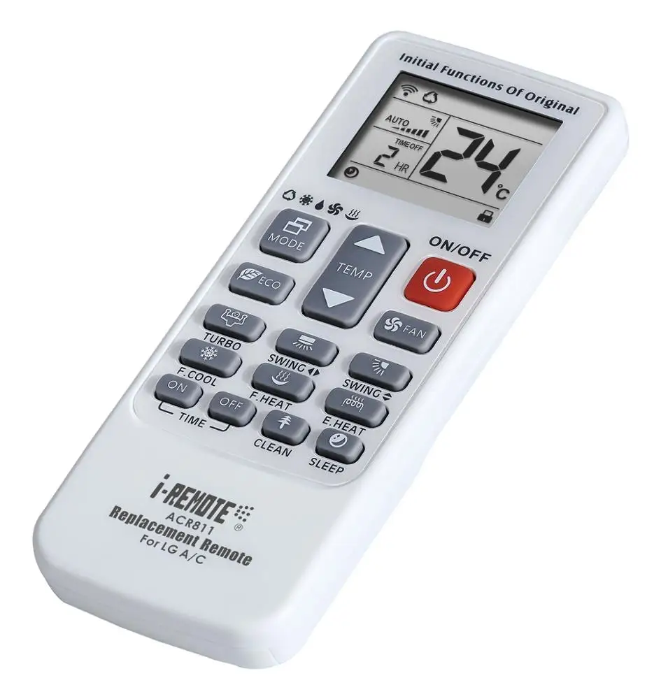 

LCD Screen Air Conditioning Remote Control Replacement for LG i-REMOTE ACR811