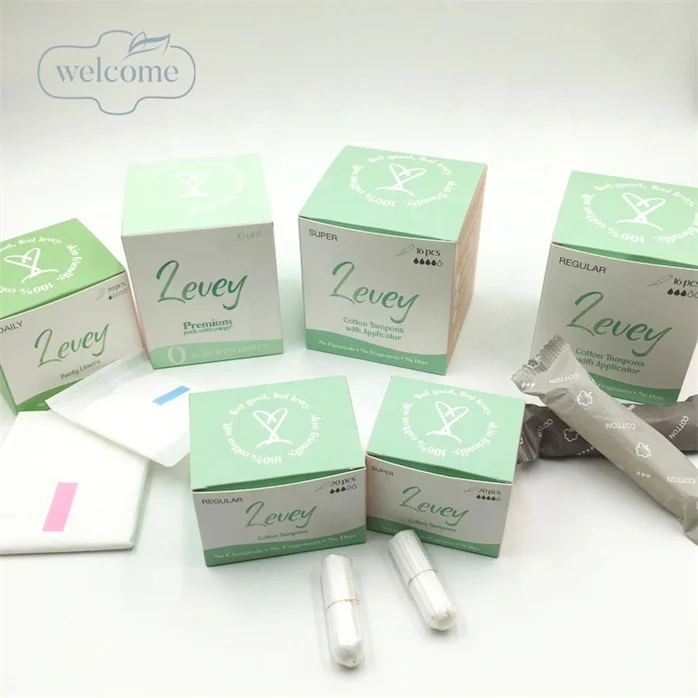 

All Natural Tampons Cylinder Packaging Tampon Vending Machine Wholesale Organic Tampons and Pads