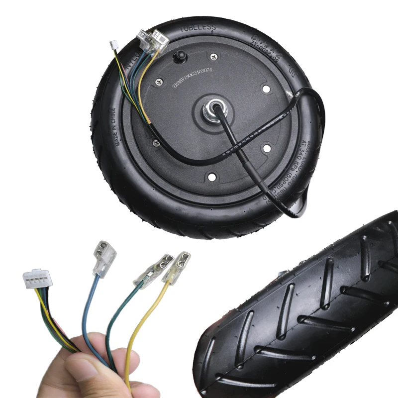 

Scooter Parts 350W Motor Wheel Tire for Xiaomi M365 Electric Scooter Tyre Replacement Part, Black