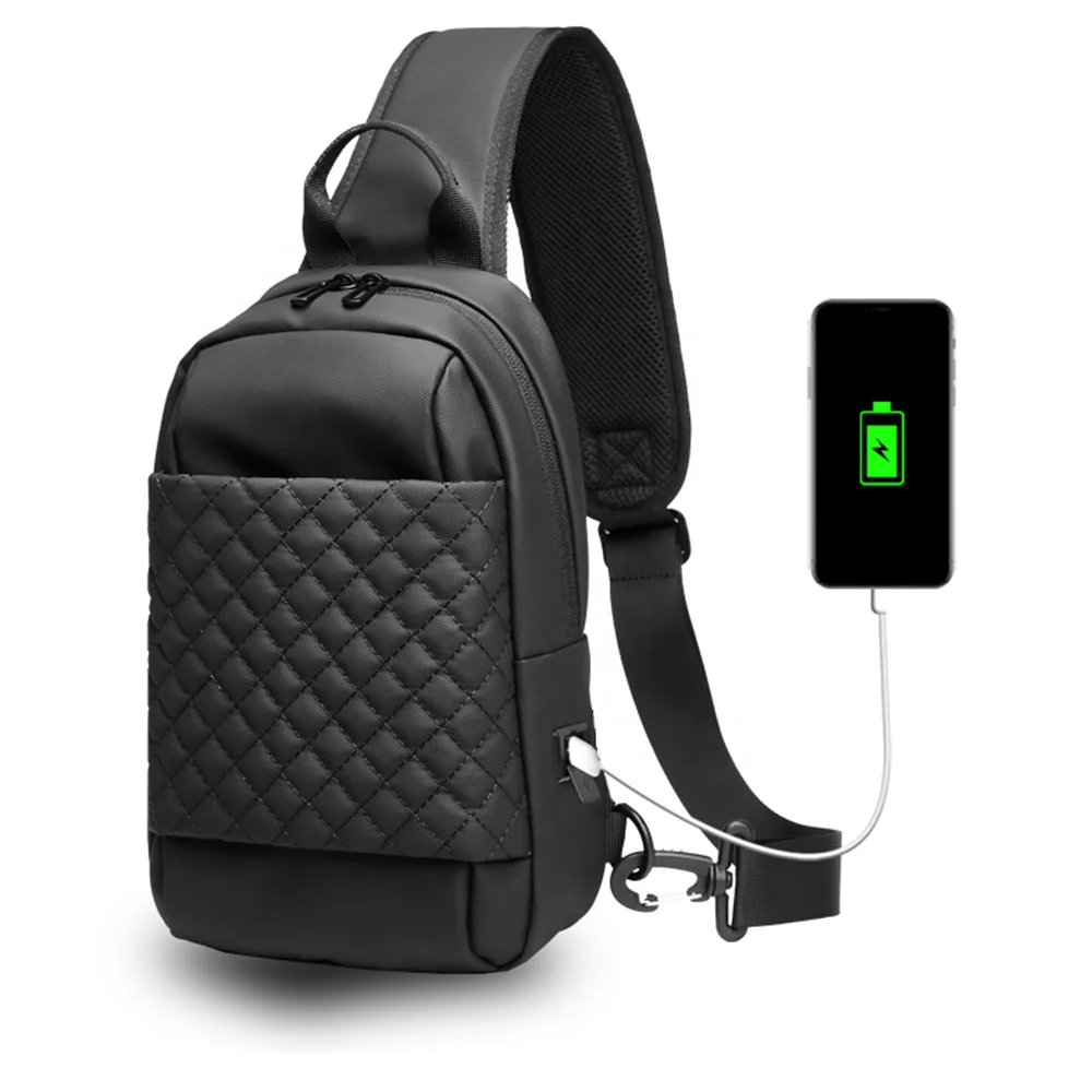 Wholesale Fashion Polyester  Sling Bag for Men Women Small Crossbody Backpack Fanny Pack Chest Bag for Travel Sport Running