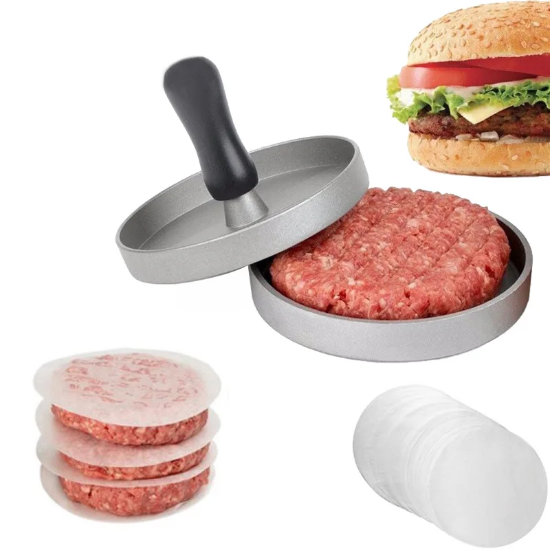 

Hot Selling Heavy Duty Non stick Stuffed Burger Press, Burger Maker, Patty Mold Hamburger Press, Customized