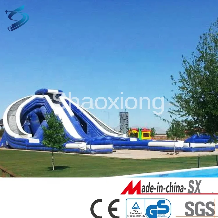 
Custom Playground Heavy Duty 15ft 20ft 30ft 1000 ft Slip n Slide Dropkick Big Inflatable Water Slide Slides the City for Sale 