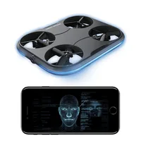 

2019 Hot Mini Drone Follow Me 720P WIFI Selfie Drone With Protective Cover Optical flow RC Toy for kids