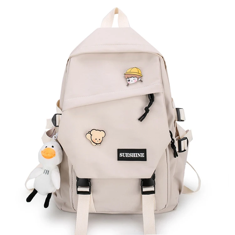 

High quality women pack high school backpack for girl school bag, 5 colors