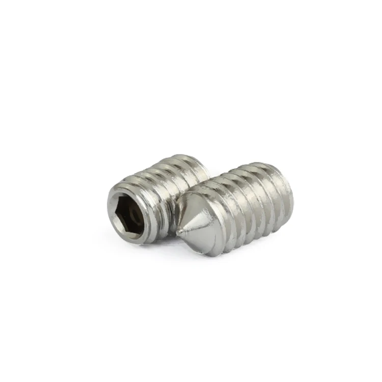 
DIN 914 304 Hex Socket cone Set Screw With Taper Point 