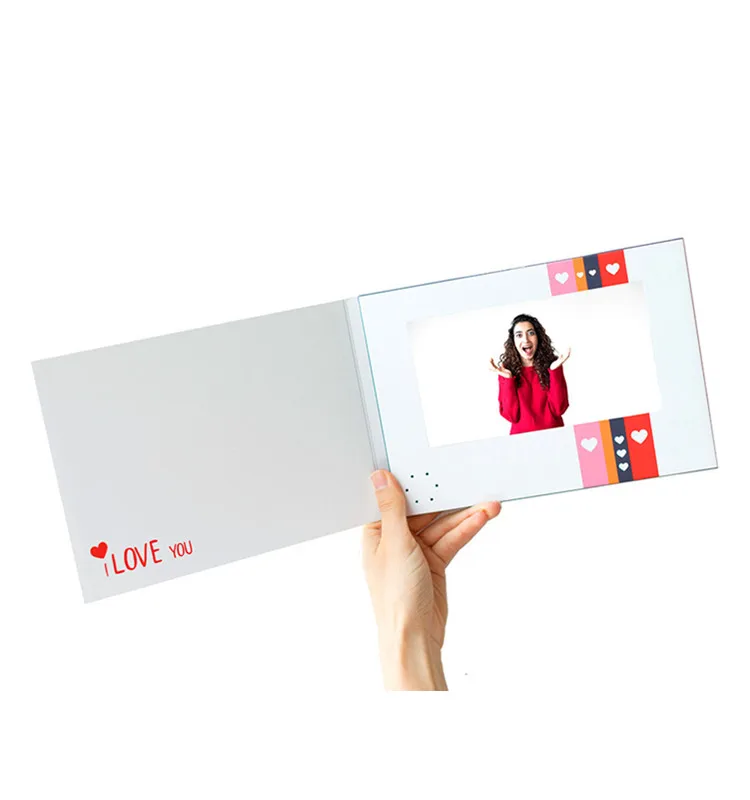 Business Card LCD Screen Video Greeting Card 1-Year Warranty Made of Durable Paper Material Business Gift