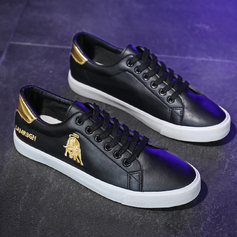 

Trendy sneakers microfiber spring 2021 new white Korean casual shoes