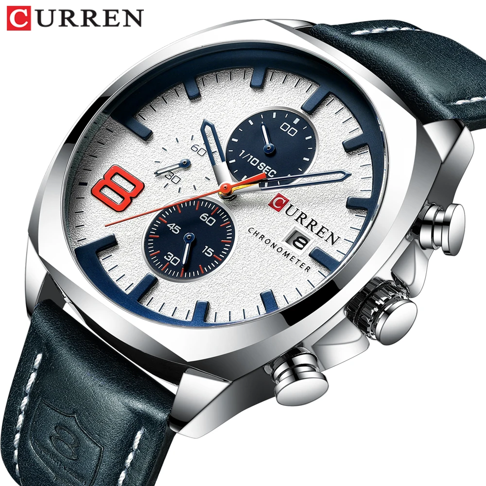 

CURREN 8324 2019 Men Watches Top Brand Luxury CURREN Military Analog Quartz Watch Men's Sport Wristwatch Relogio Masculino