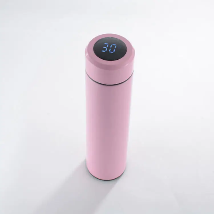 

2023 Vacuum Thermos Water Bottle With Temperature Display 500Ml Thermos Bottle Custom Made