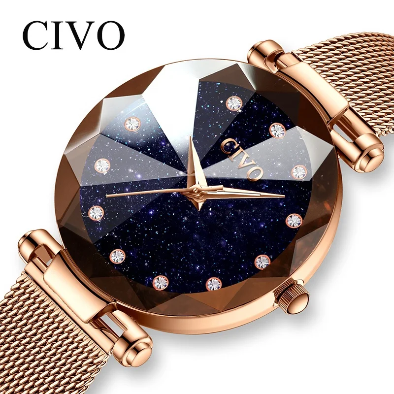 

CIVO Fashion women watches jam tanga Top Brand Clock Relogio Feminino Waterproof ladies Quartz watches women wrist luxury