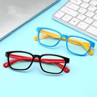 

fashion high quality optical custom logo flexible silicone frames anti blue light blocking child kids glasses eyewear eyeglasses