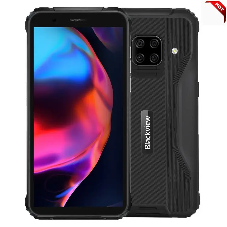 

Global version Blackview BV5100 Rugged Phone 4GB+128GB IP68/IP69K 5.7 inch Android 10.0 Helio Octa Core mobile phones