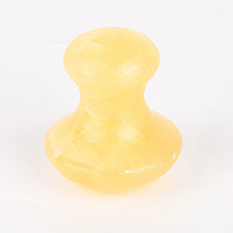 

2021Best-selling mushroom massage tool Yellow Jade gua sha