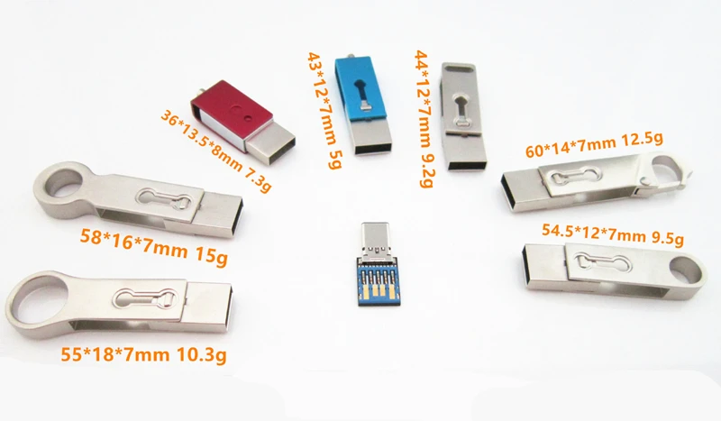 Gift Promotion 4GB USB Flash Drive 2.0 Pen Drive Apply for iphone and Computer mini swivel metal phone dual usb storage - ANKUX.COM