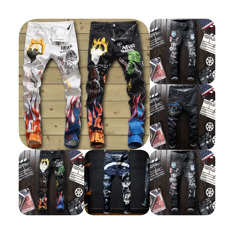 

21 special run volume hot sell trend rip rip men's jeans pants wholesale, Customized color