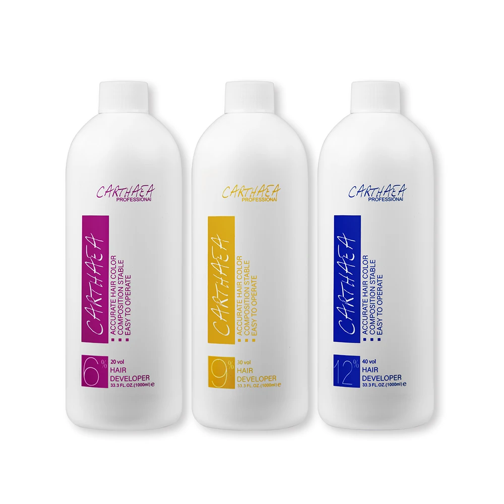 

Wholesale bulk hair peroxide natural professional price hair color oxidant cream hair developer in 40 volume