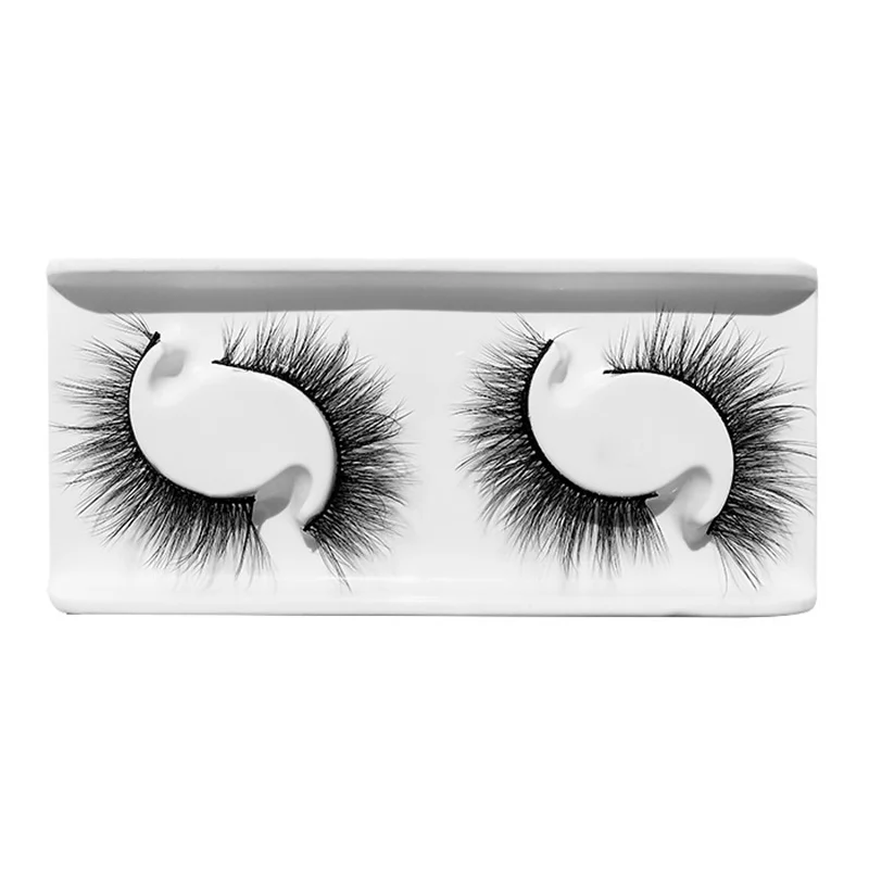 

Fashion Natural Looking Reusable False Eyelashes Vendor Excellent Synthetic Fiber Private Label 6-16mm 3D Fake Lashes, Black