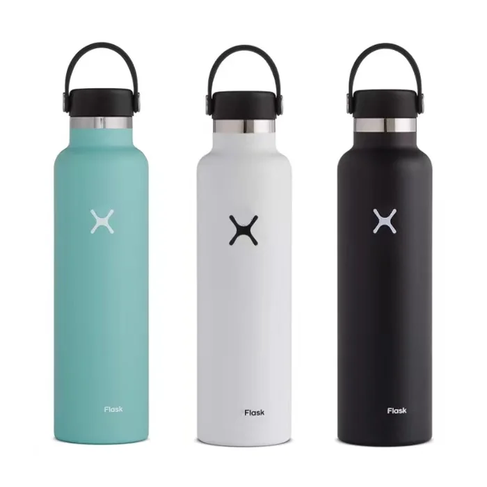 

25oz Newest custom printed double wall stainless steel vacuum insulated hydro thermos sports water bottle flask
