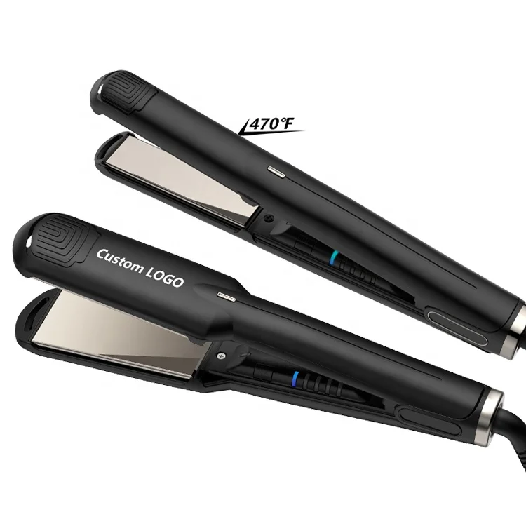 

450 Degrees High Temperature Mch Heater Flat Iron Hair Straightener Titanium