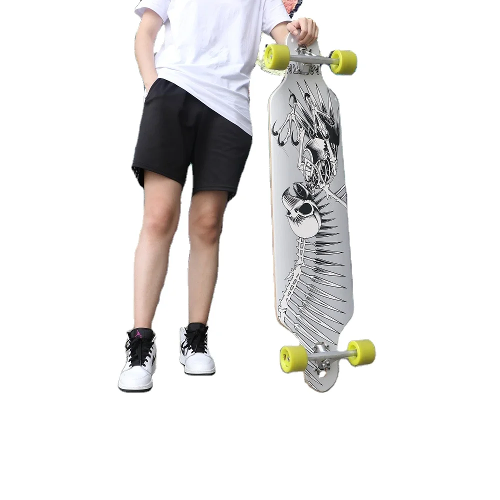 

US In Stock Hot sales ABEC-7 Bearing 42 Inch Longboard Skateboard