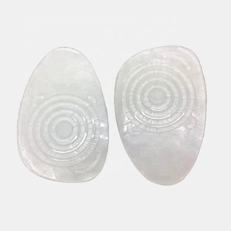 

Gel Forefoot Cushion Adhesive Pad Insoles Half Shoe Pad For High Heel shoe for insole, White