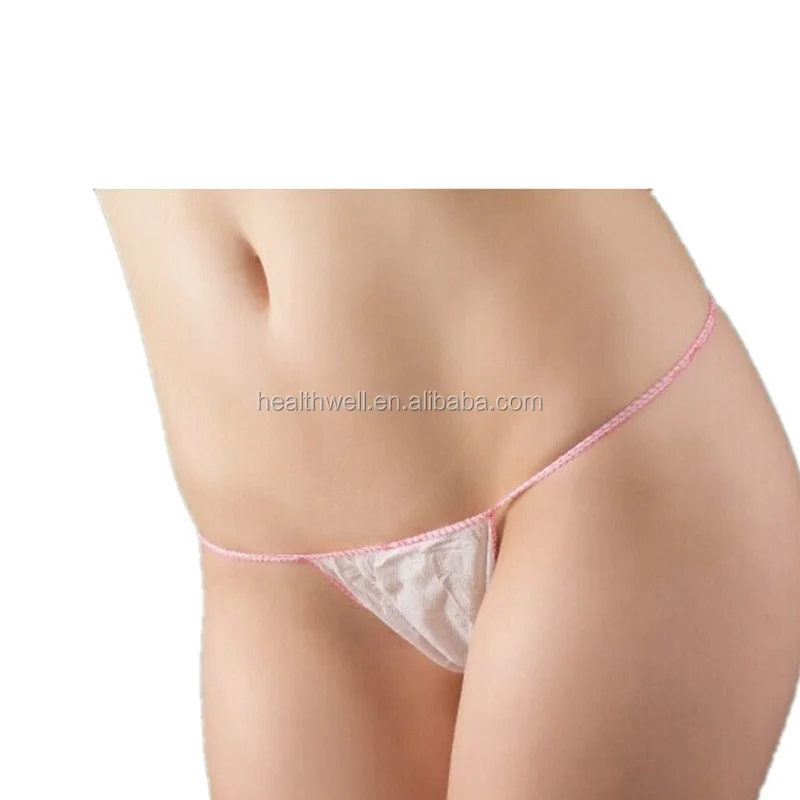 

PP women panties disposable non woven sexy tanga G string in underwear disposable protective wear