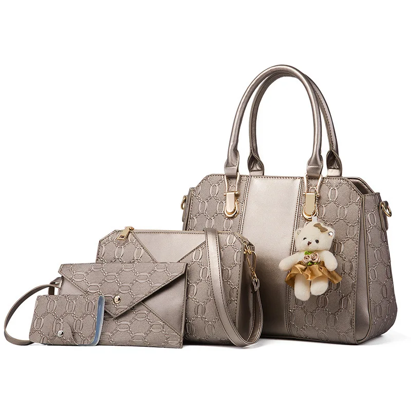 

2021 ready to ship hot sale woven pu lining handbags and wallet