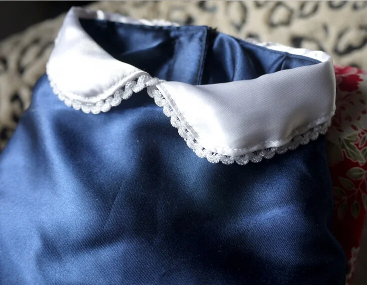 
Wholesale Cheap Navy Blue Dress for Pet Summer Tutu Dog Dress 