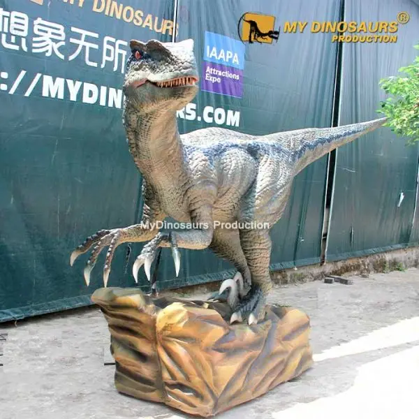 

My Dino XJ173 Garden Decorative Dinosaur Velociraptor Blue Animatronic, Customized or we offer suggestion