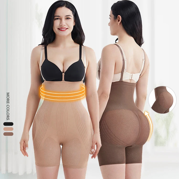 

Dropshipping High Waist Seamless Tummy Control Shapewear Butt Lifter Panties Women Body Shaper, As show