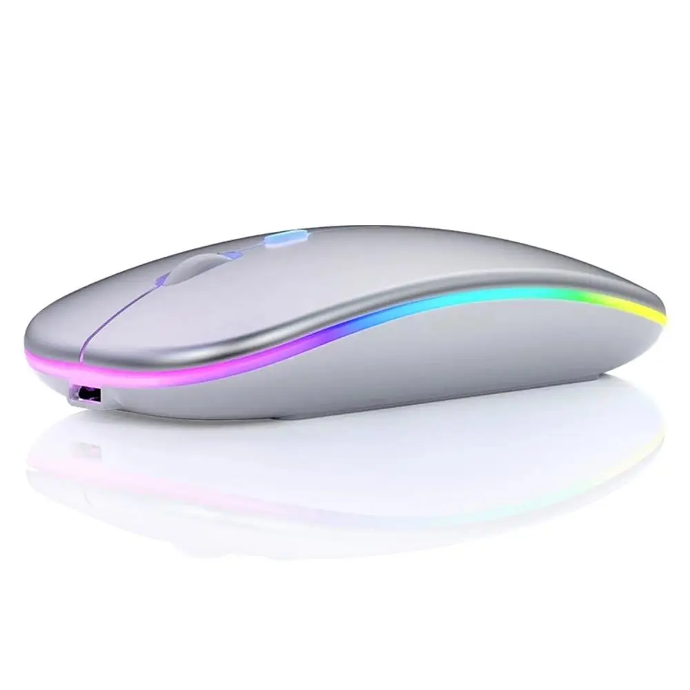 

2.4Ghz Computer Wireless Mouse 1600 DPI Colorful Bling Mouse RGB Silent Gaming Mouse