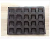 20cups Silicone+fiberglass Non-stick Perforated baking moulds bread mold bread baking form silicone