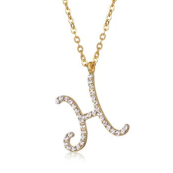 China Gold Chains Necklace Jewelry Letter 'h' Pendant Necklace Murtoo ...