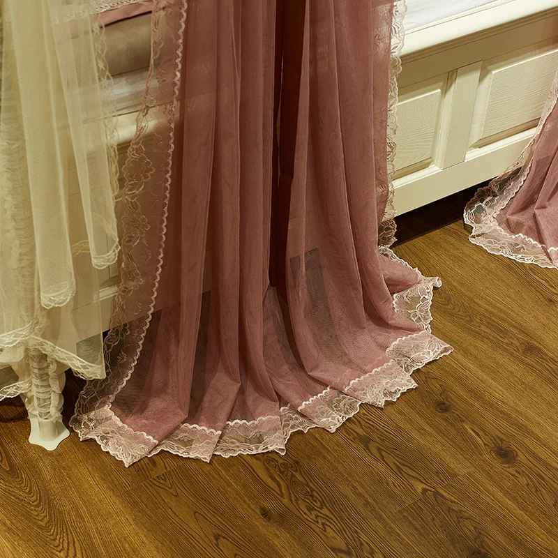 2019 New Design Fashion Girls Lace Princess Large Space Long Lasting Square Mosquito Net Bed Curtain