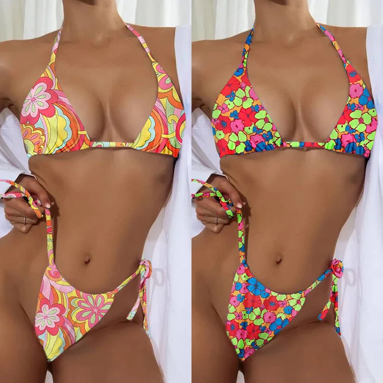 

New Floral Printed Swimsuit Bathing Suit Women Swimwear Bikinis&Beachwear Bikini