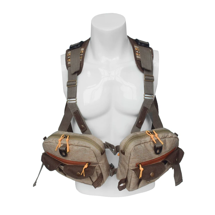 Adjustable Breathable Outdoor Fly Fishing Backpack Vest Chest Pack With ...