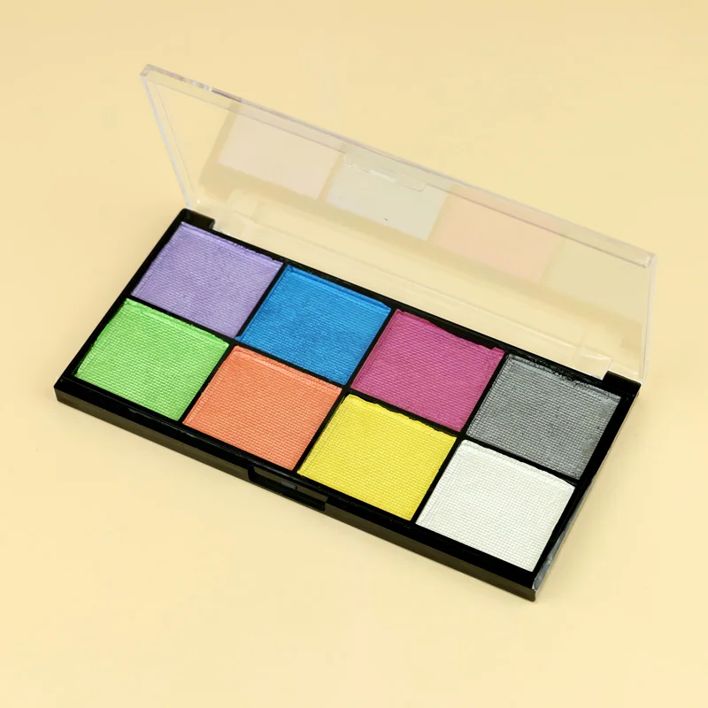 

Water based non glow aqua liner palette, 7 colors