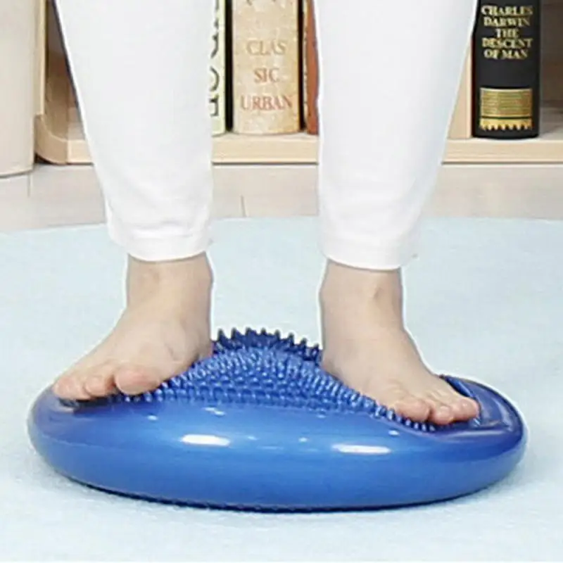 

Manufacturer High Quality Non Slip Non Burst Inflated PVC Disc Massage Pad Balance Board Cushion