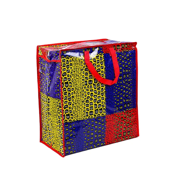 

Fashion Low Price Eco-friendly Waterproof Material Pp Woven Hand Durable Gift Bag, Color mix