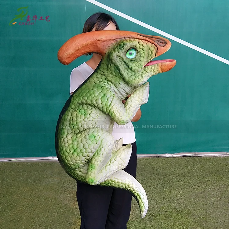 

Indoor or Outdoor Commercial Amusement Park Realistic Kids Animal Costume Baby Dinosaur Puppet for Sale