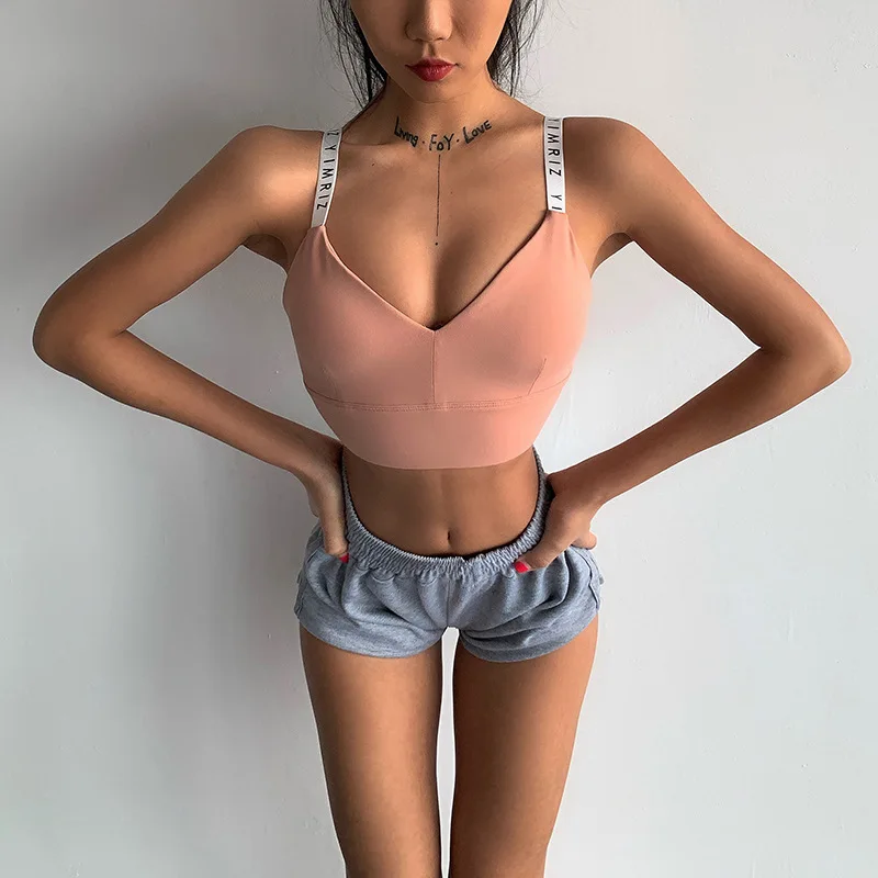 

2021 Summer ladies yoga tops sexy push-ups breathable sports bras exercise sports fitness running active wear mat gym bra