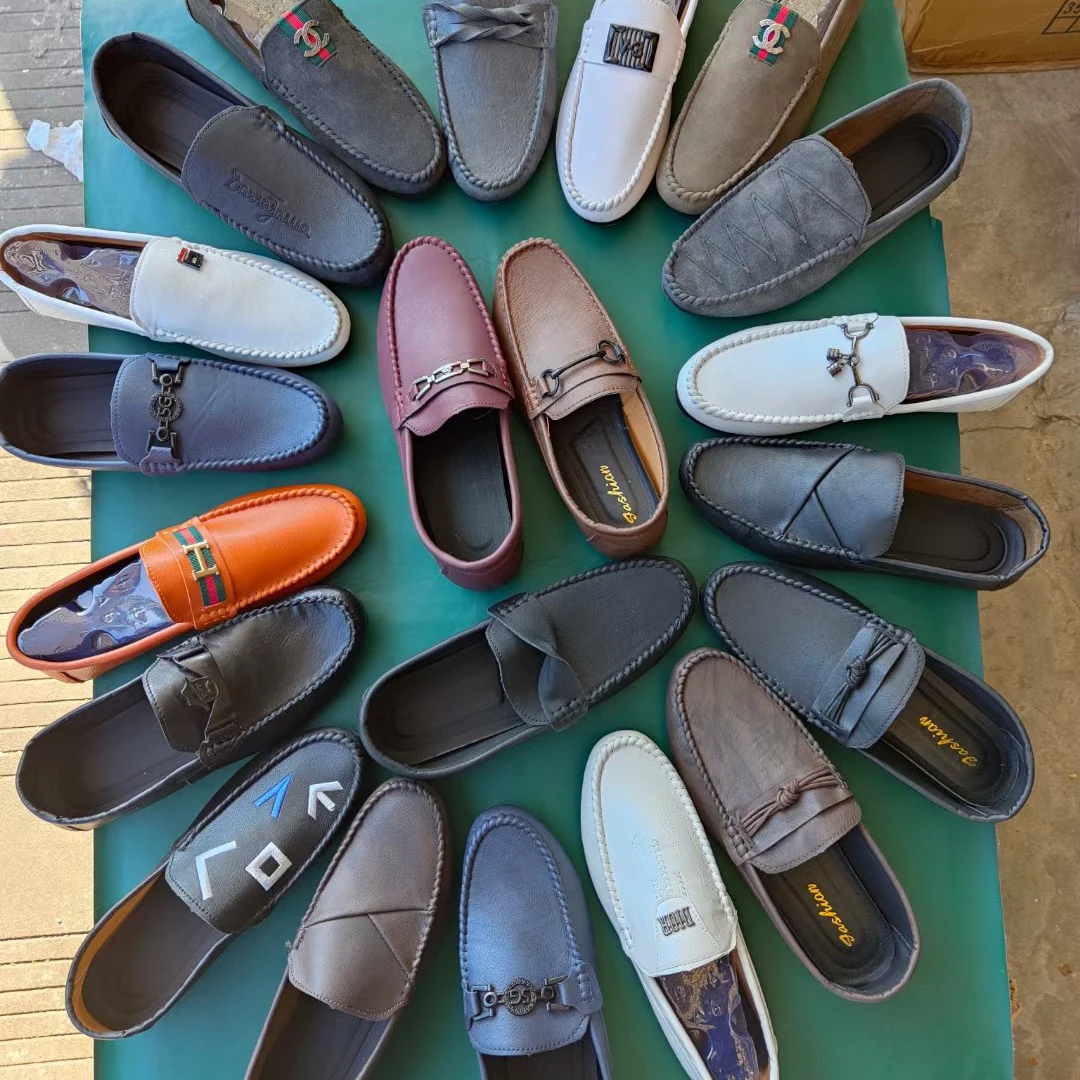 

M1213 Wholesale cheap and comfort casual men slip on driving mens flat shoe loafers